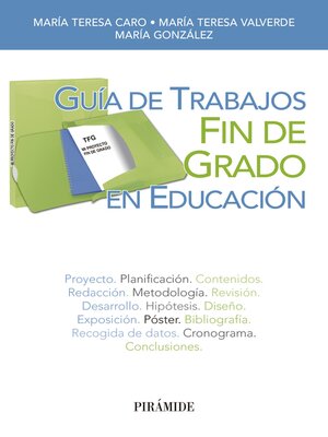 cover image of Guía de Trabajos Fin de Grado en Educación